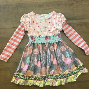 Matilda Jane Pink Polka Dot Dress